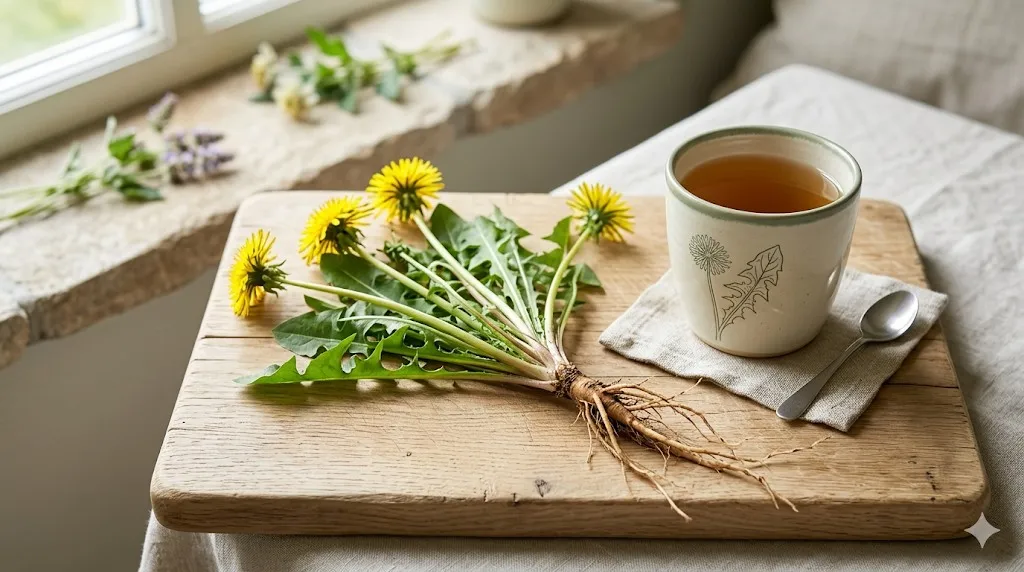 Raíz de diente de león para limpiar el hígado de forma natural